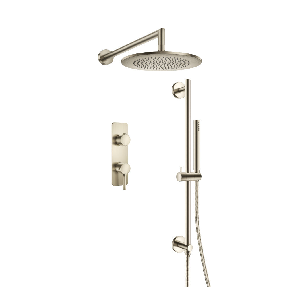 Flusso Serie 260 260.7350 Two Output Shower Set With Shower Head, Hand Held And Slide Bar - Parent