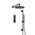 Flusso Serie 260 260.7350 Two Output Shower Set With Shower Head, Hand Held And Slide Bar