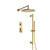 Flusso Serie 260 260.7350 Two Output Shower Set With Shower Head, Hand Held And Slide Bar