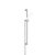 Dornbracht 26413979 Slide Bar Set Without Hand Shower