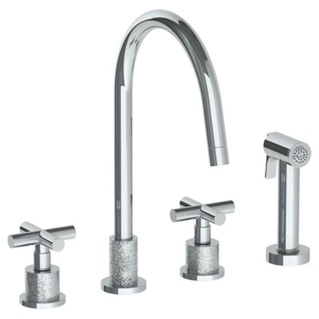 Watermark 27-7.115 Deck Mounted 4 Hole Kitchen Set - Includes Side Spray