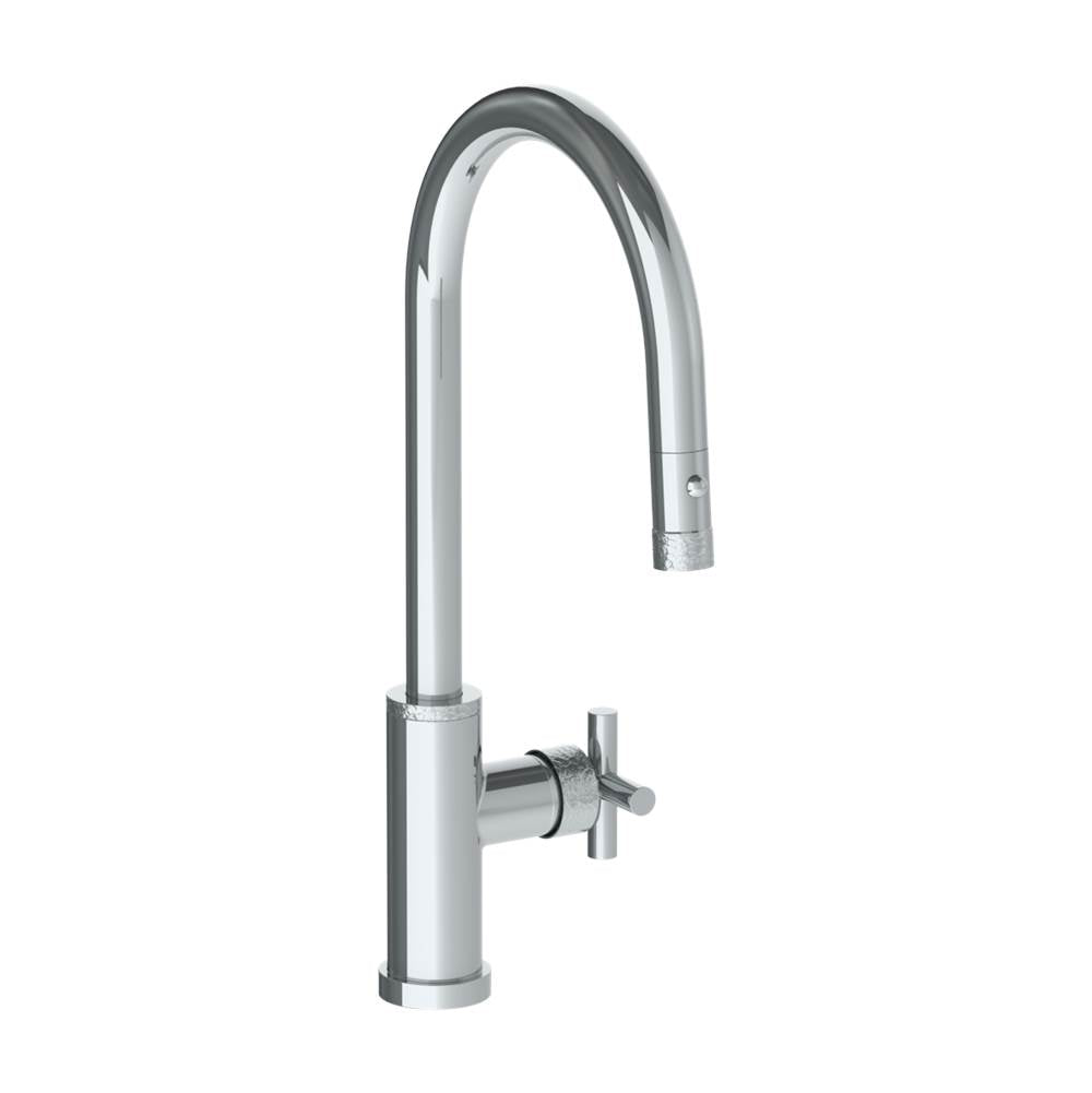 Watermark 27-7.3PG215 Deck Mounted 1 Hole Gooseneck Kitchen Faucet With Pull Down Spray - High Spout - Parent