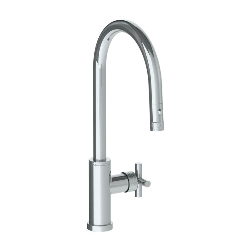 Watermark 27-7.3PG215 Deck Mounted 1 Hole Gooseneck Kitchen Faucet With Pull Down Spray - High Spout - Parent