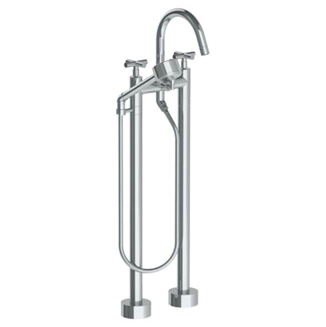 Watermark 27-8.3V15 Floor Standing Bath Set With Volume Hand Shower