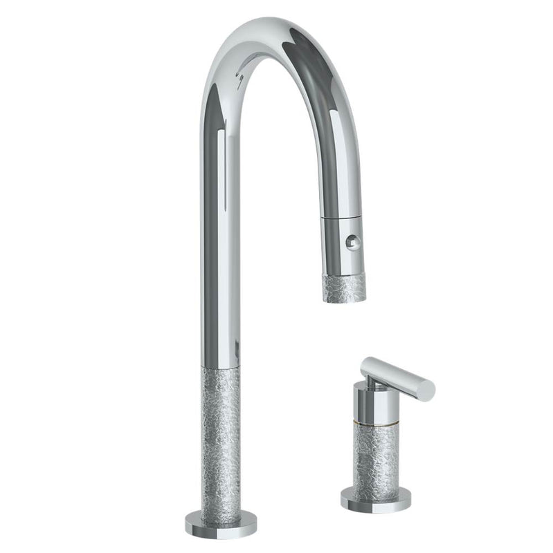 Watermark 27-9.1.3PG214V Deck Mounted 2 Hole Gooseneck Prep Faucet With Pull Down Spray - Parent