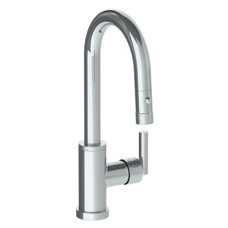 Watermark 27-9.3PG214 Deck Mounted 1 Hole Gooseneck Prep Faucet With Pull Down Spray - Parent