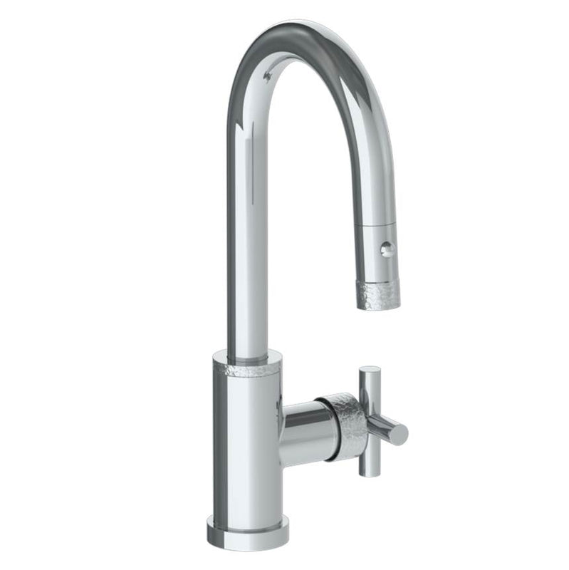 Watermark 27-9.3PG215 Deck Mounted 1 Hole Gooseneck Prep Faucet With Pull Down Spray - Parent