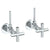 Watermark 27-MAS115 Lavatory Angle Stop Kit -1/2" Compression X 3/8" Od Compression