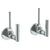 Watermark 27-MAS214 Lavatory Angle Stop Kit -1/2" Ips X 3/8" Od Compression