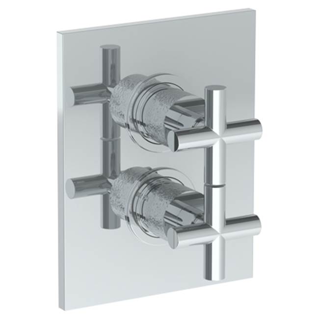 Watermark 27-T2015 Wall Mounted Thermostatic Shower Trim With Built-In Control, 6 1/4" X 8"