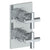 Watermark 27-T2515 Wall Mounted Mini Thermostatic Shower Trim With Built-In Control, 3 1/2" X 6 1/4".