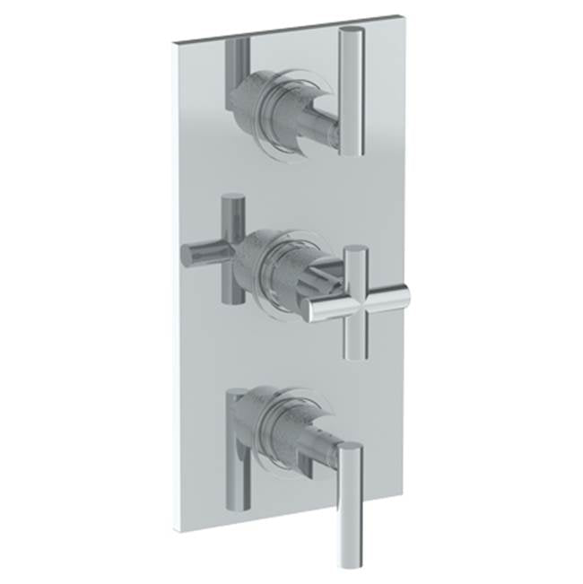 Watermark 27-T3014 Wall Mounted Thermostatic Shower Trim With 2 Built-In Controls, 6 1/4" X 12"