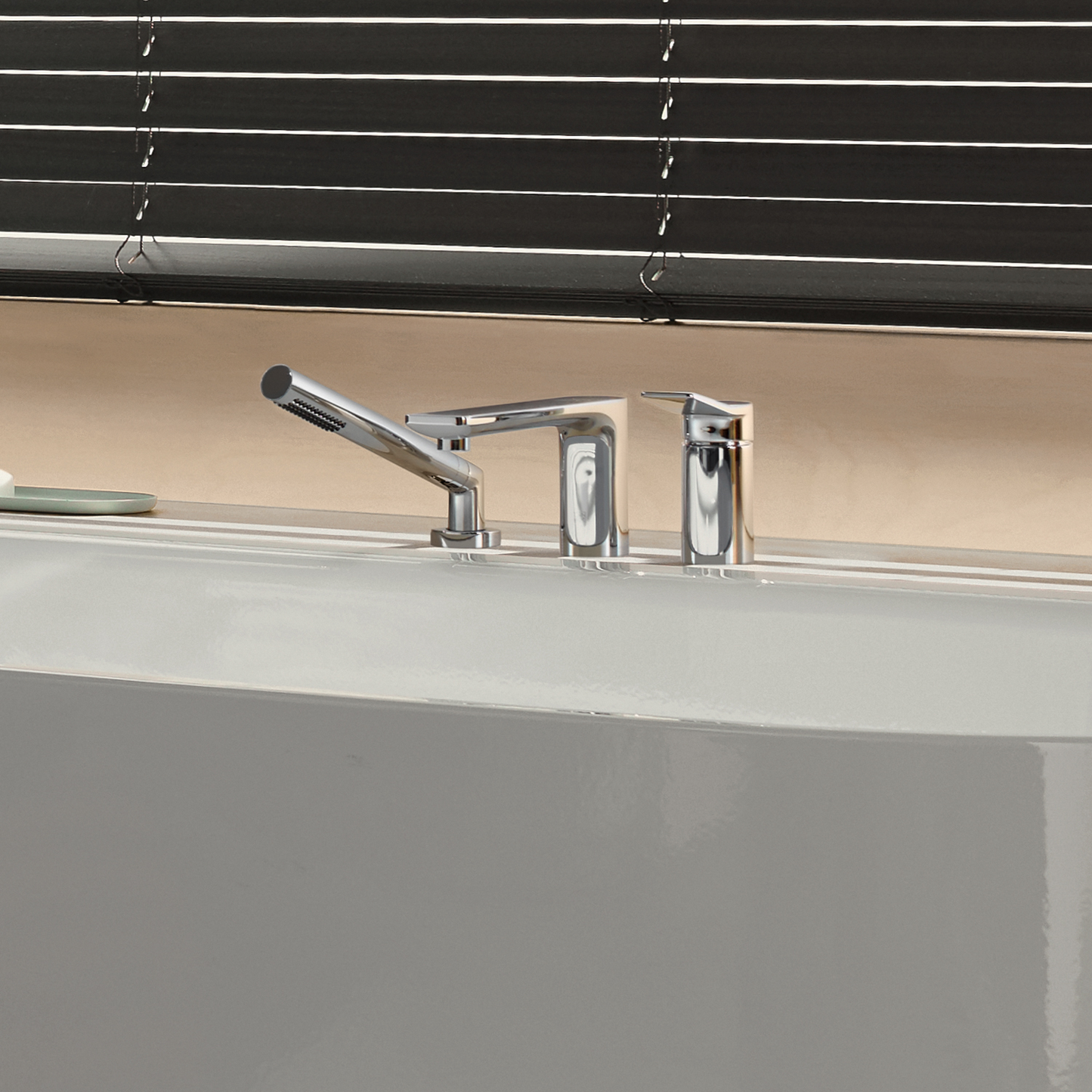 Dornbracht 27412845 Lissé Three-Hole Single-Lever Tub Mixer For Deck-Mounted Tub Installation