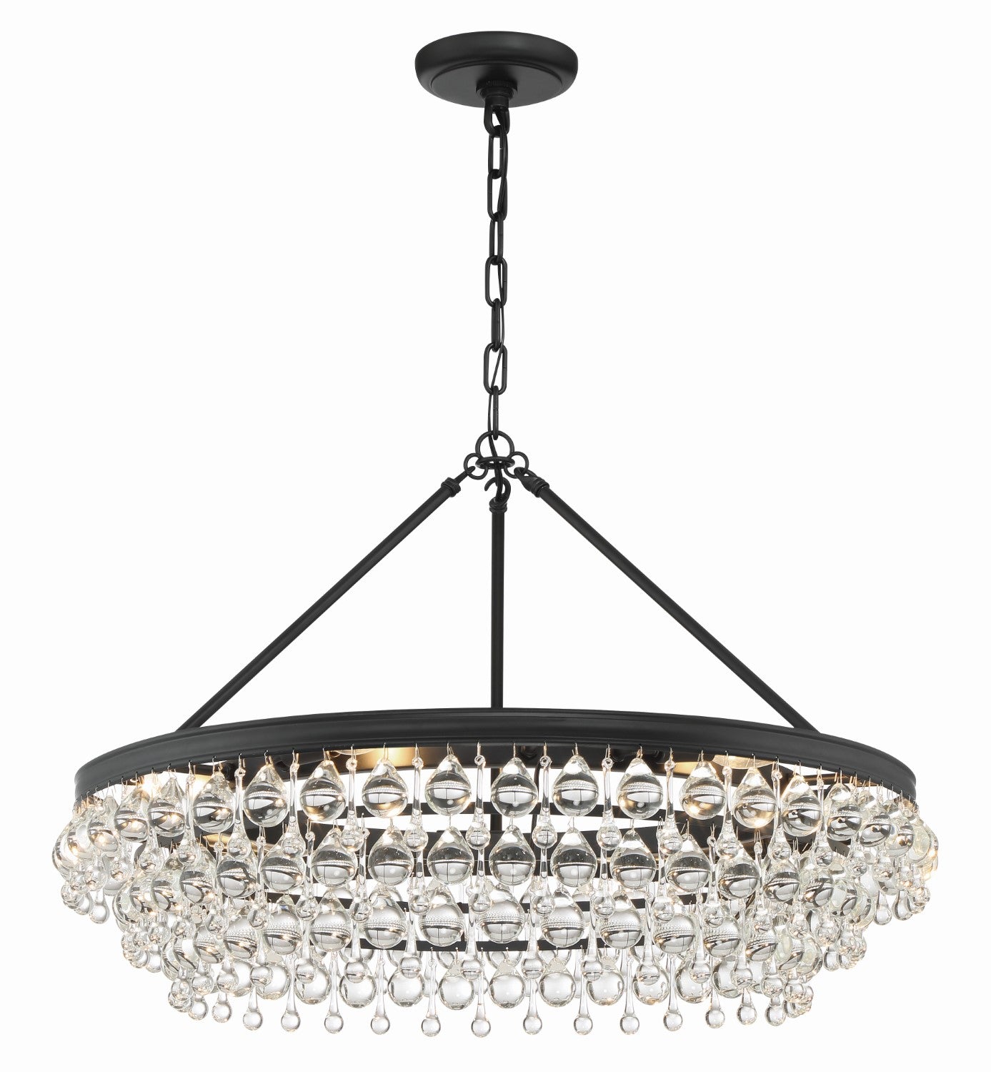 Crystorama 275 Calypso 6 Light Chandelier