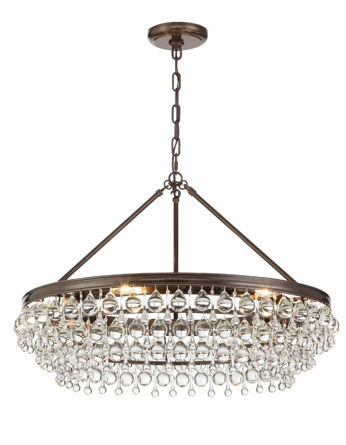 Crystorama 275 Calypso 6 Light Chandelier