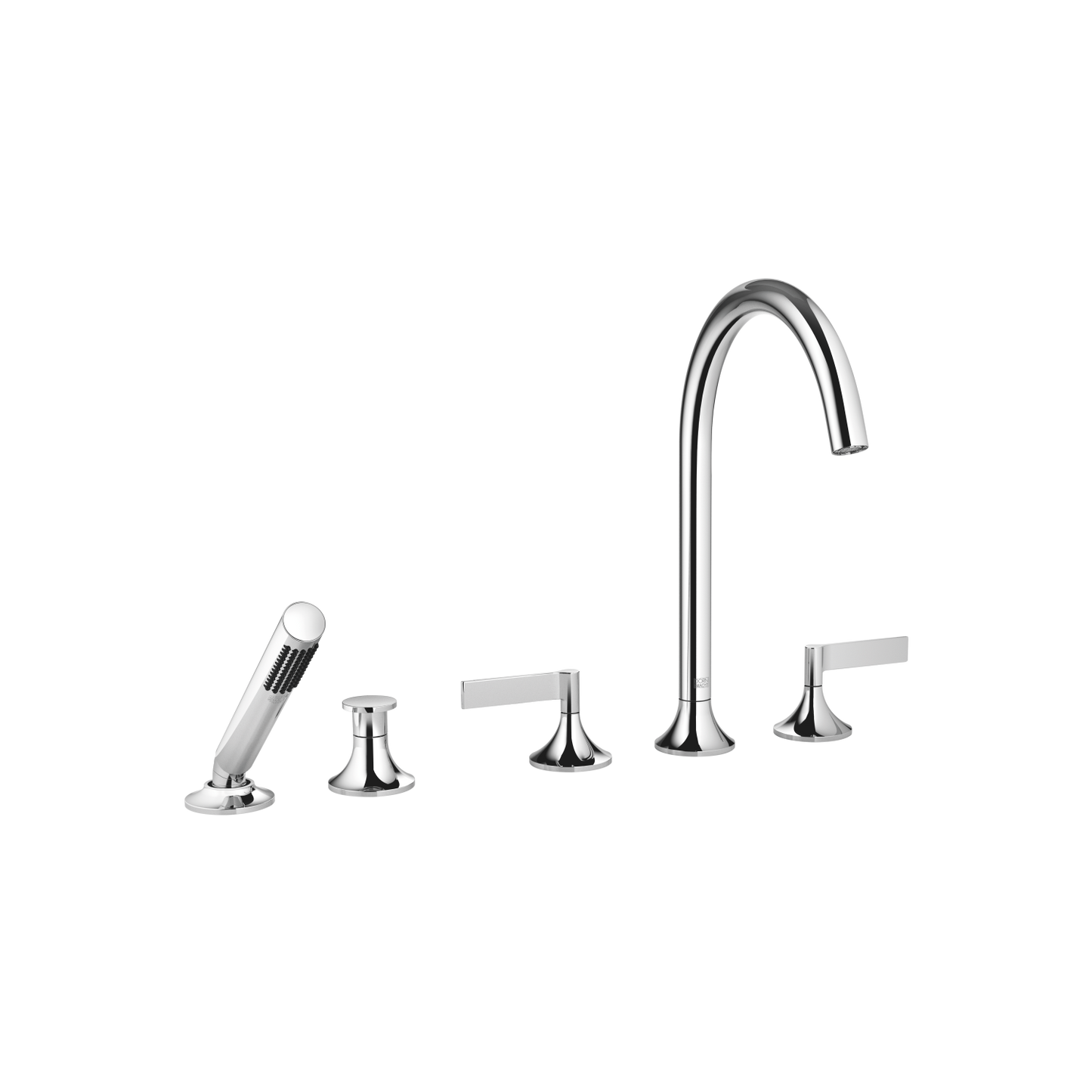 Dornbracht 27522819 Vaia Five Hole Tub Set For Deck-Mounted Tub Installation With Diverter