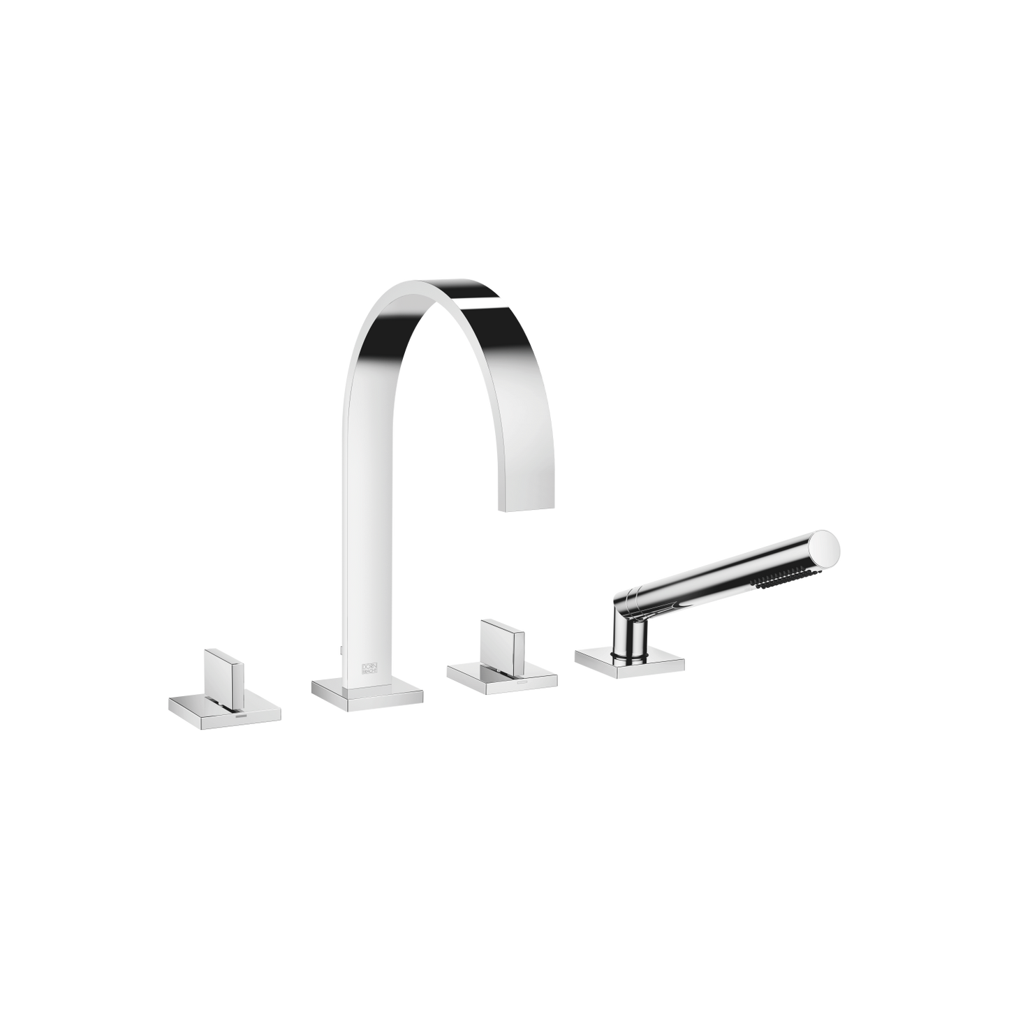 Dornbracht 27532782 MEM Deck-Mounted Tub Mixer, With Hand Shower Set For Deck-Mounted Tub Installation