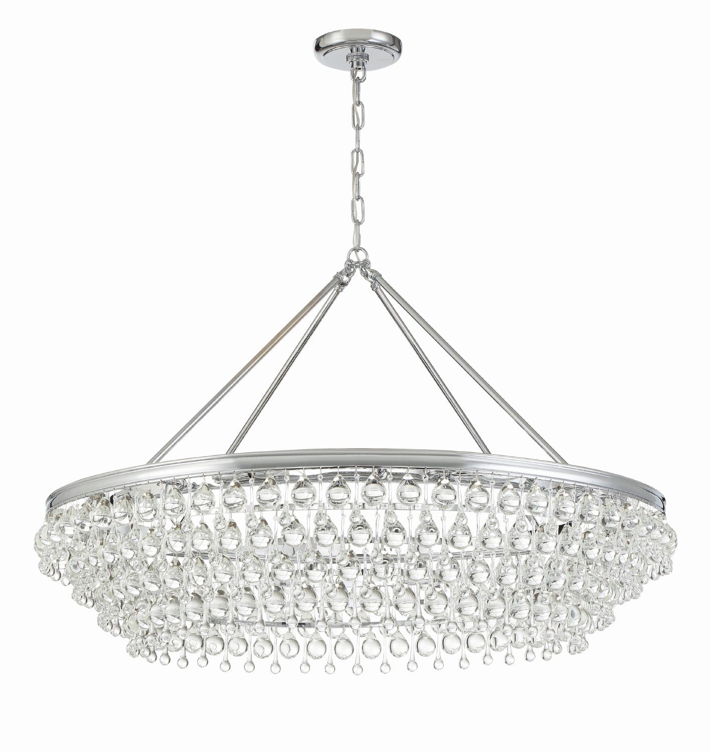 Crystorama 278 Calypso 8 Light Crystal Teardrop Chandelier - Parent