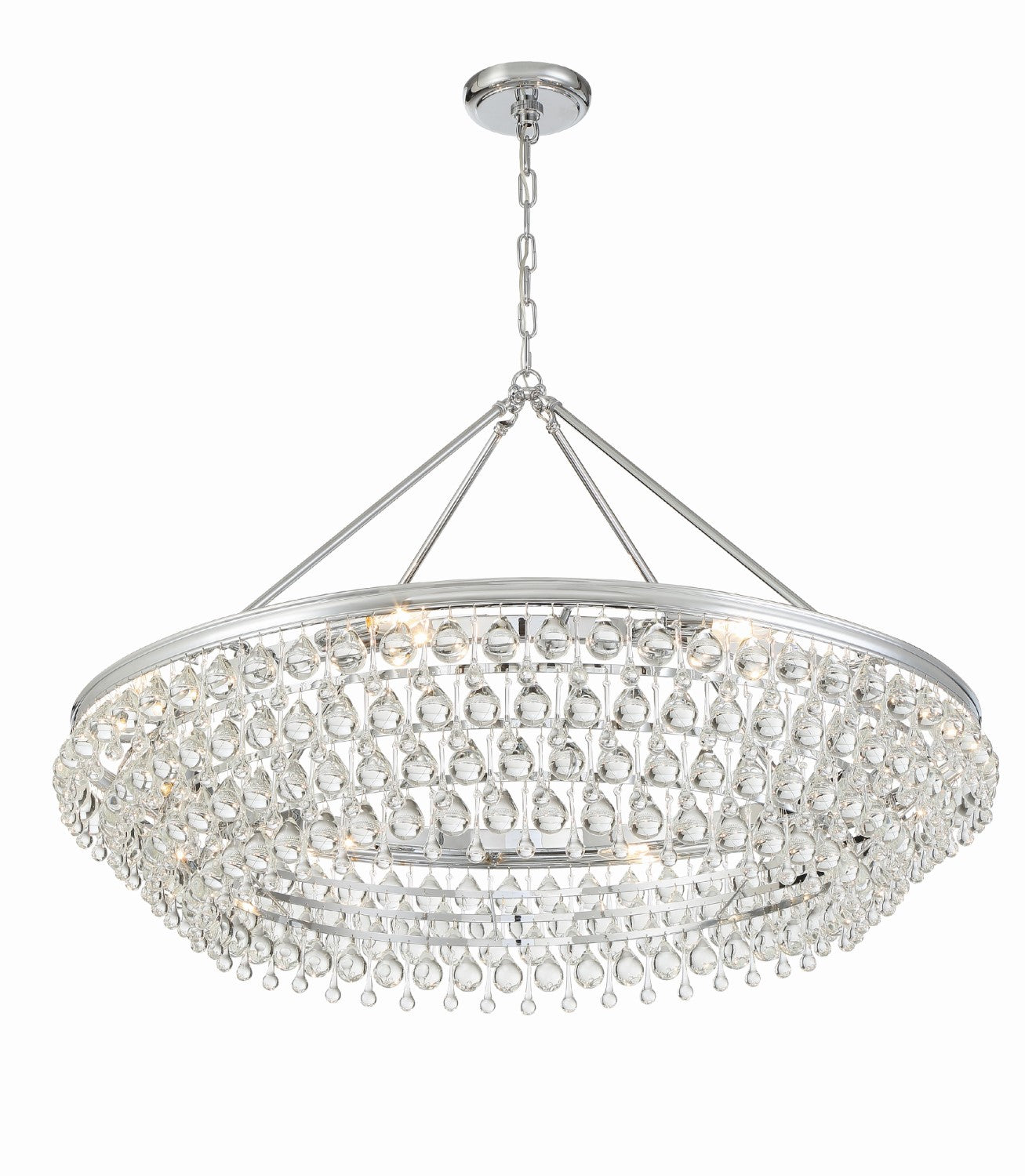 Crystorama 278 Calypso 8 Light Crystal Teardrop Chandelier - Parent