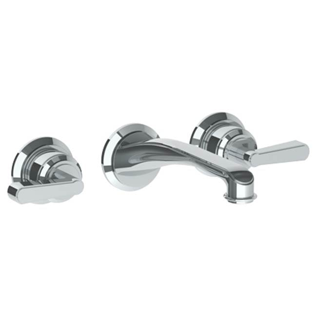 Watermark 29-2.2-TR14 Transitional Wall Mounted 3 Hole Lavatory Set With 8" CTC  Spout