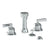Watermark 29-4-TR15 Transitional Deck Mounted 4-Hole Bidet