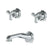 Watermark 29-5-TR15 Transitional Wall Mounted 3 Hole Bath Set