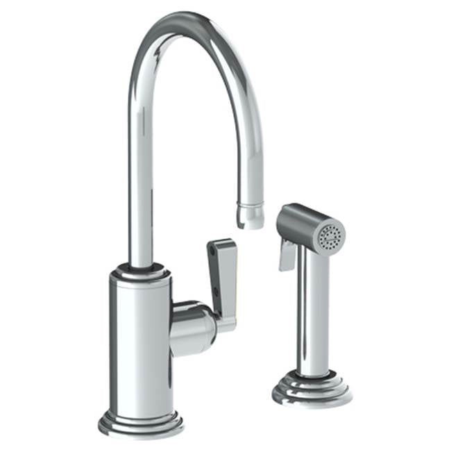 Watermark 29-7.4-TR14 Anika Deck Mounted 2 Hole Kitchen Set - Includes Side Spray