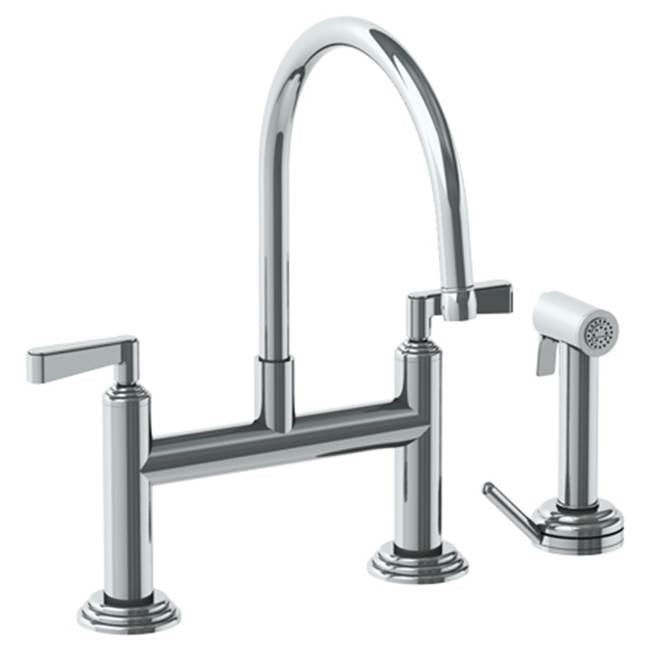 Watermark 29-7.65-TR14 Deck Mounted Bridge Kitchen Faucet With Independent Side Spray - Parent