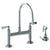 Watermark 29-7.65-TR24 Deck Mounted Bridge Kitchen Faucet With Independent Side Spray - Parent