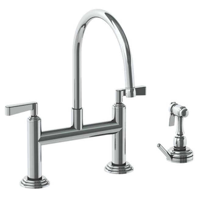 Watermark 29-7.65-TR24 Deck Mounted Bridge Kitchen Faucet With Independent Side Spray - Parent