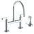 Watermark 29-7.65-TR24 Deck Mounted Bridge Kitchen Faucet With Independent Side Spray