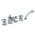 Watermark 29-8.1-TR15 Transitional Deck Mounted 5 Hole Bath Set