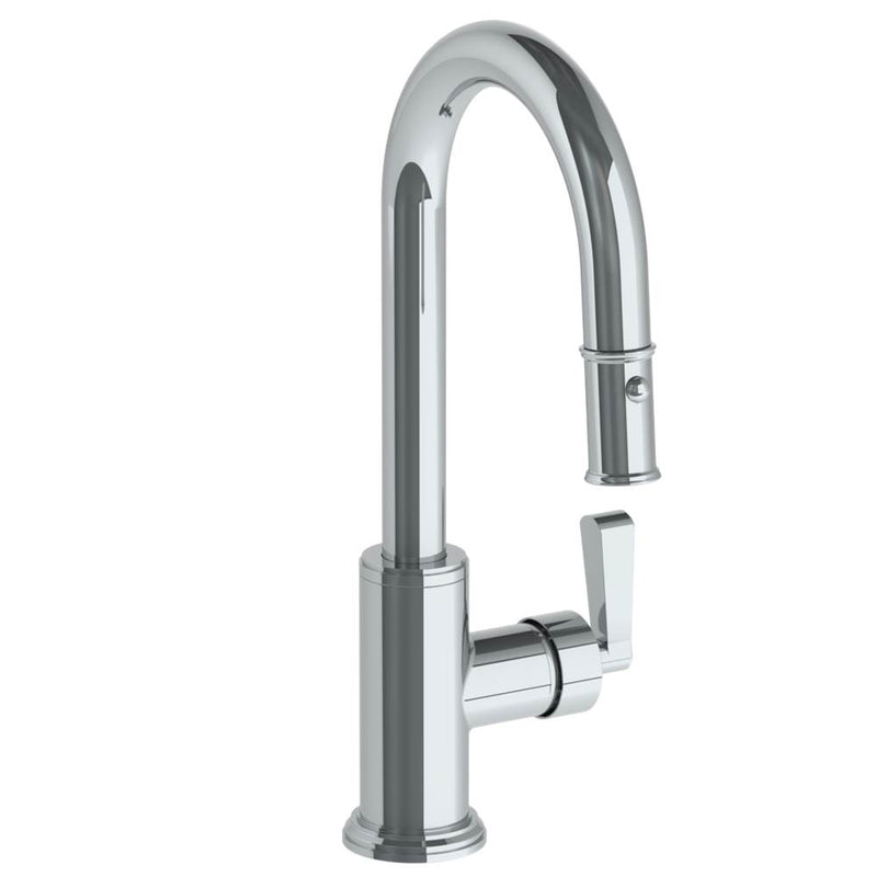 Watermark 29-9.3PG2-TR24 Deck Mounted 1 Hole Gooseneck Prep Faucet With Pull Down Spray - Parent