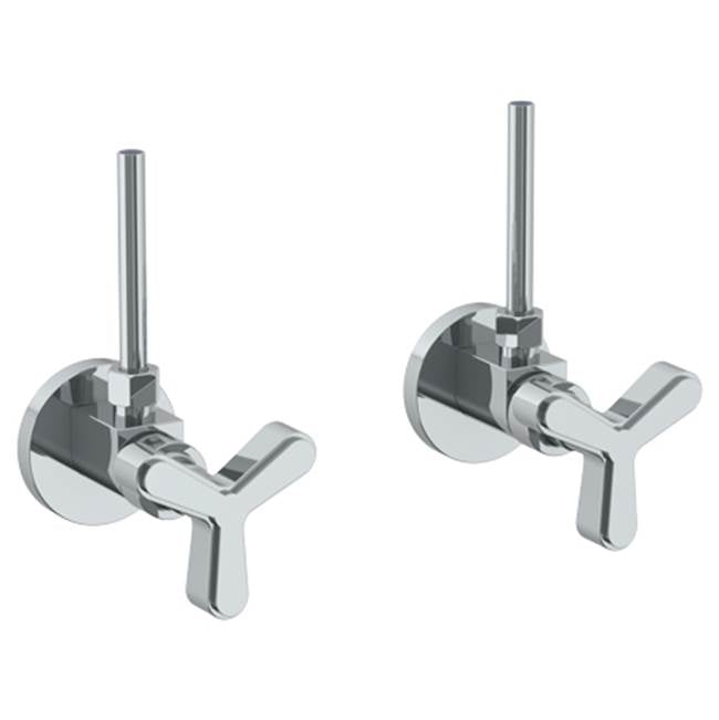 Watermark 29-MAS2-TR15 Transitional Lavatory Angle Stop Kit -1/2" IPS X 3/8" Od Compression