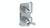 Watermark 29-T25-TR15 Transitional Wall Mounted Mini Thermostatic Shower Trim With Built-In Control 3-1/2" X 6-1/4".