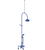Rubinet 2DRVC Deck Mount Tub Shower With Hand Held Shower