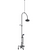 Rubinet 2DRVC Deck Mount Tub Shower With Hand Held Shower