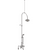 Rubinet 2DRVC Deck Mount Tub Shower With Hand Held Shower