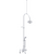 Rubinet 2DRVC Deck Mount Tub Shower With Hand Held Shower