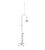 Rubinet 2DRVC Deck Mount Tub Shower With Hand Held Shower