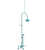 Rubinet 2DRVL Deck Mount Tub Shower With Hand Held Shower