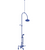 Rubinet 2DRVL Deck Mount Tub Shower With Hand Held Shower