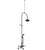 Rubinet 2DRVL Deck Mount Tub Shower With Hand Held Shower