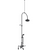 Rubinet 2DRVL Deck Mount Tub Shower With Hand Held Shower