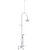Rubinet 2DRVL Deck Mount Tub Shower With Hand Held Shower