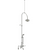 Rubinet 2DRVL Deck Mount Tub Shower With Hand Held Shower