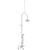 Rubinet 2DRVL Deck Mount Tub Shower With Hand Held Shower