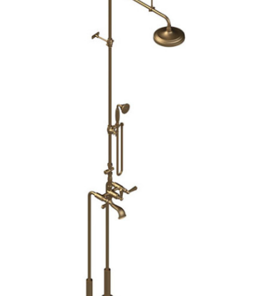 Rubinet 2FHXL Floor Mount TWith Fixed Shower head - Parent