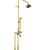 Rubinet 2FHXL Floor Mount TWith Fixed Shower head