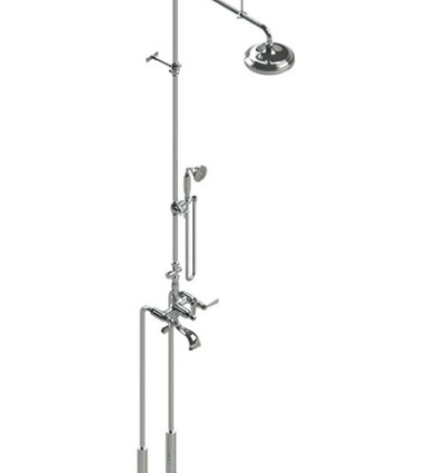 Rubinet 2FHXL Floor Mount TWith Fixed Shower head